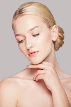 woman looking to the side